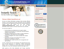 Tablet Screenshot of dev.onlinecriminalchecks.com